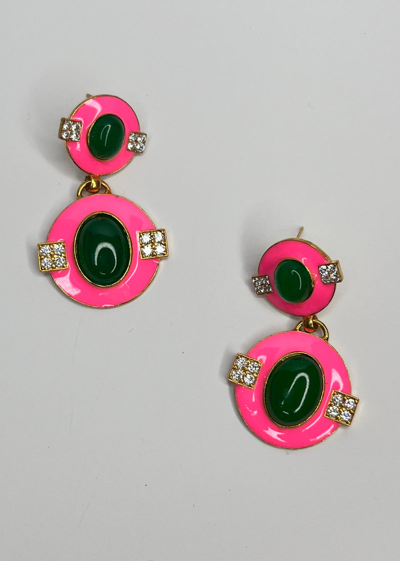 Enamel Earrings