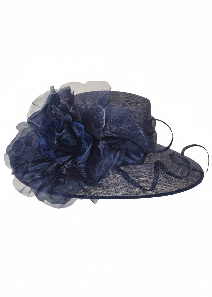 Giant Silk Rose Hatter - 2 Colors
