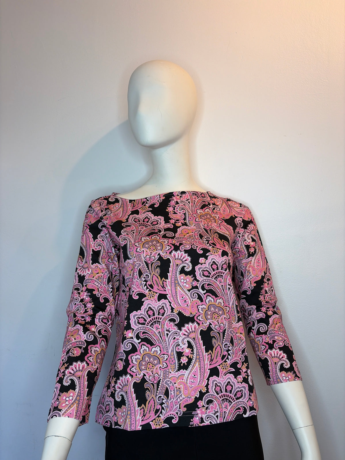 3/4 Sleeve Boat Neck Gissel