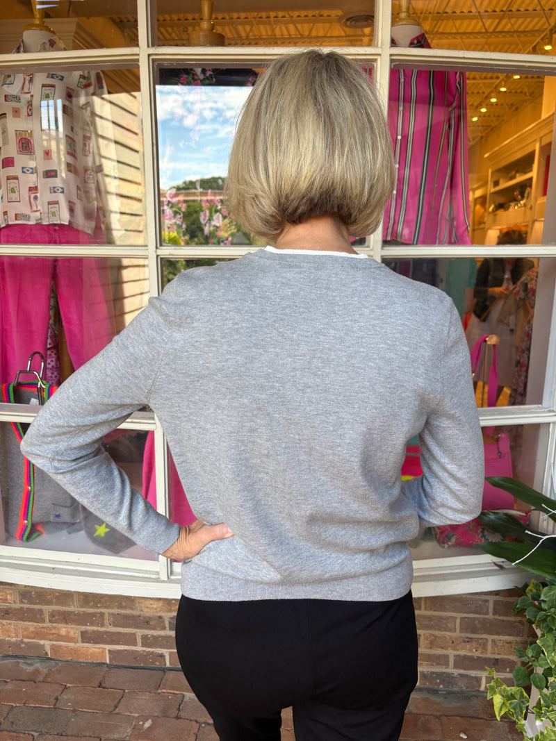 Double Layer Detail Cardigan