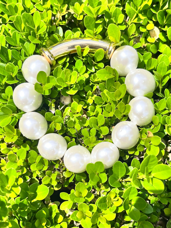 Chunky Pearl Bar Bracelet