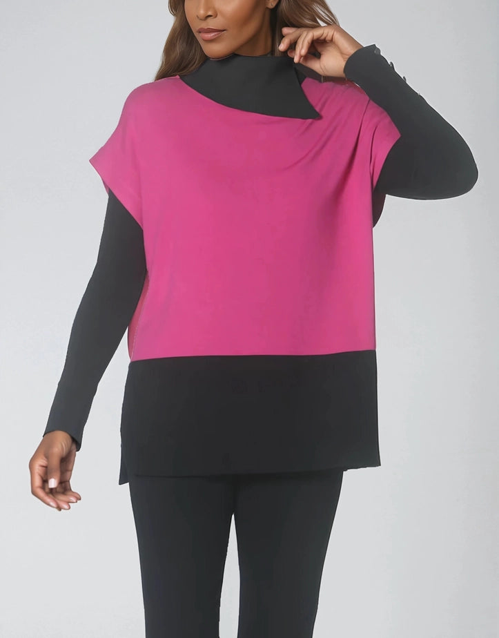 Cowlneck Popover Sweater - 2 Colors