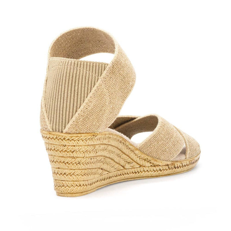 Cannon Espadrille Wedge Sandal - Linen