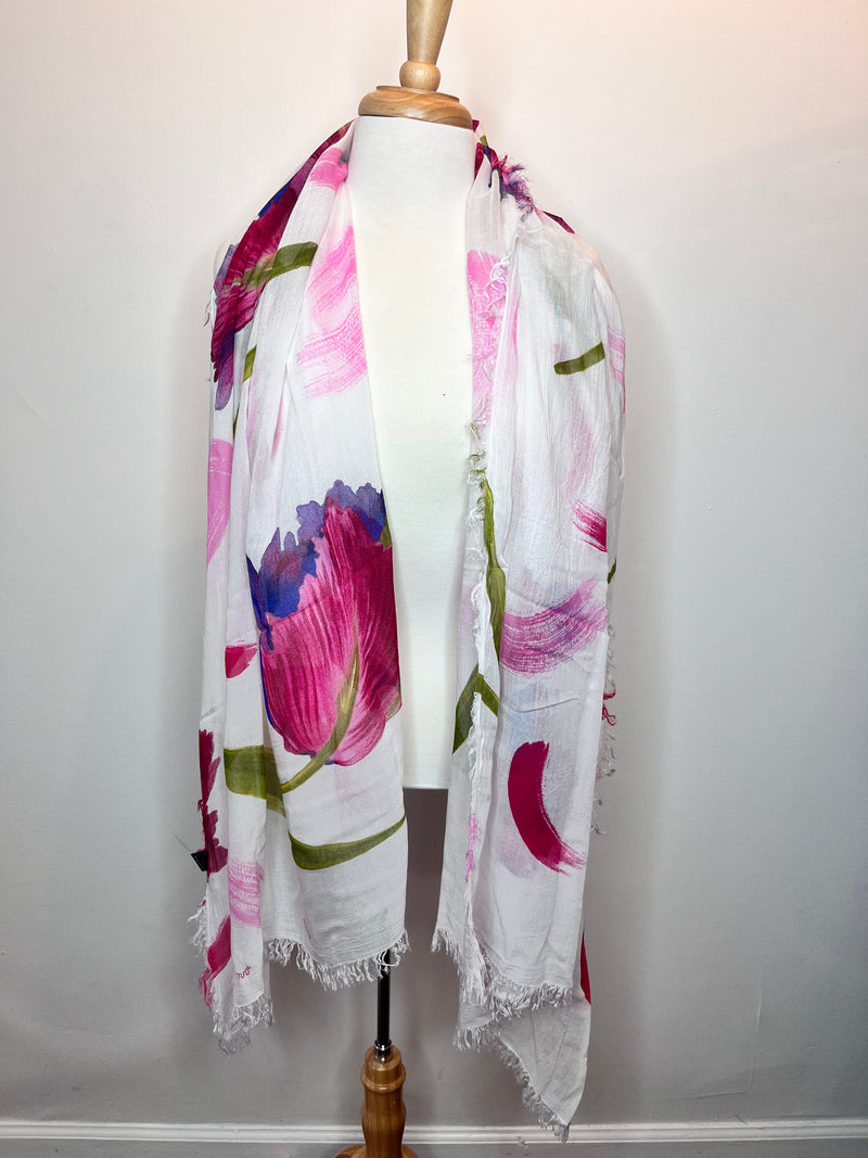 Dali Floral Bamboo Scarf