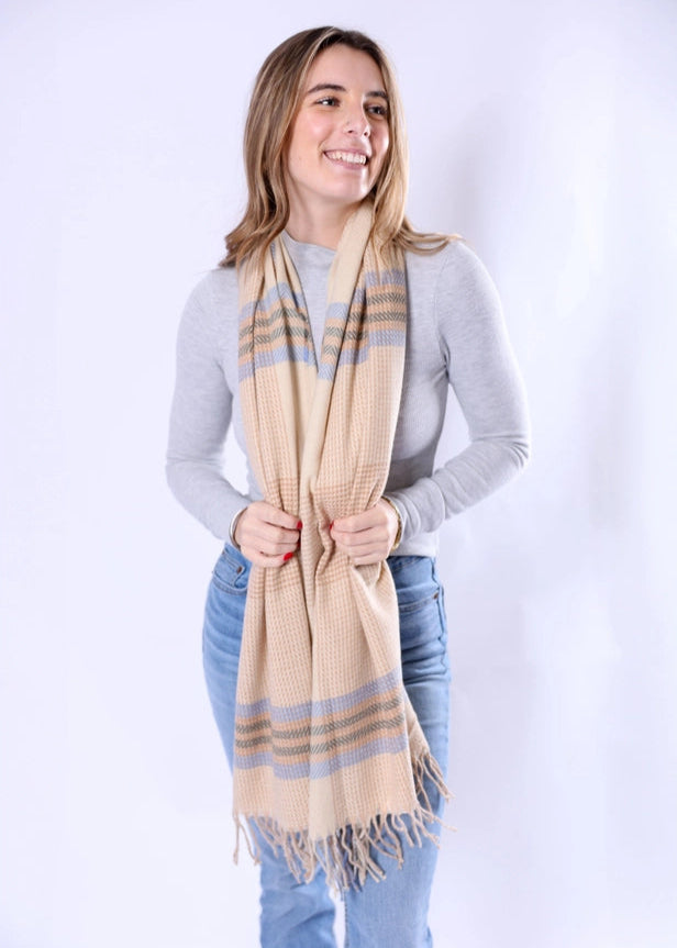 Camille Plaid Scarf - 2 Colors