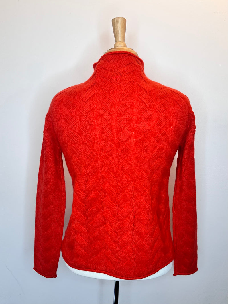 Gracie Basketweave Cashmere Sweater