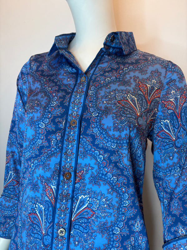 Boyfriend Shirt - Passion Paisley