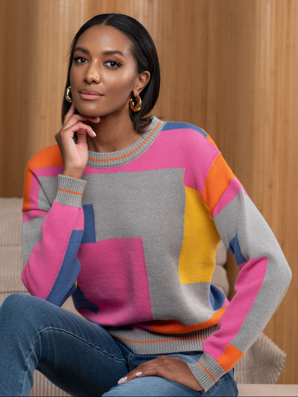 Colorblock Sweater