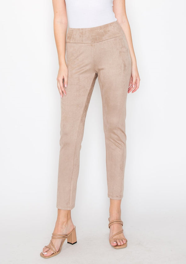 Annelise Stretch Suede Pant - 2 Colors