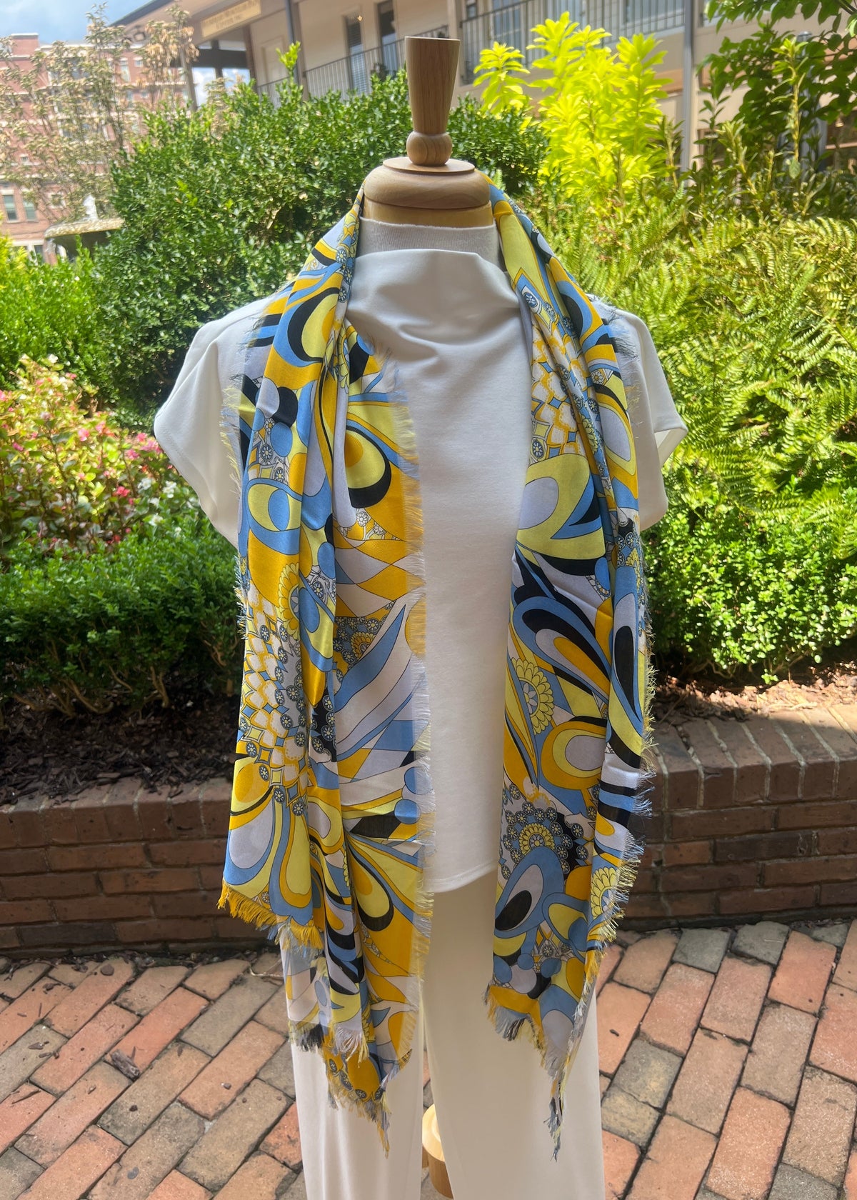 Yellow Scarf from Italy