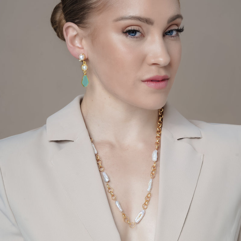 Double Pearl and Aqua Drops