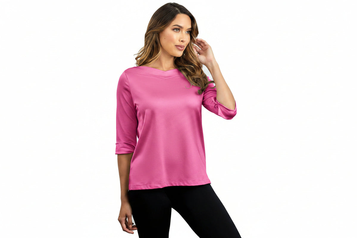 V-Boatneck Top