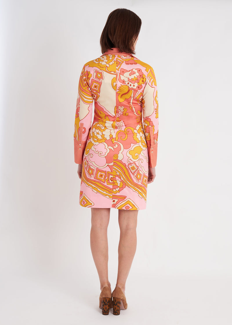 Ivy Dress - Whirlwind Marigold