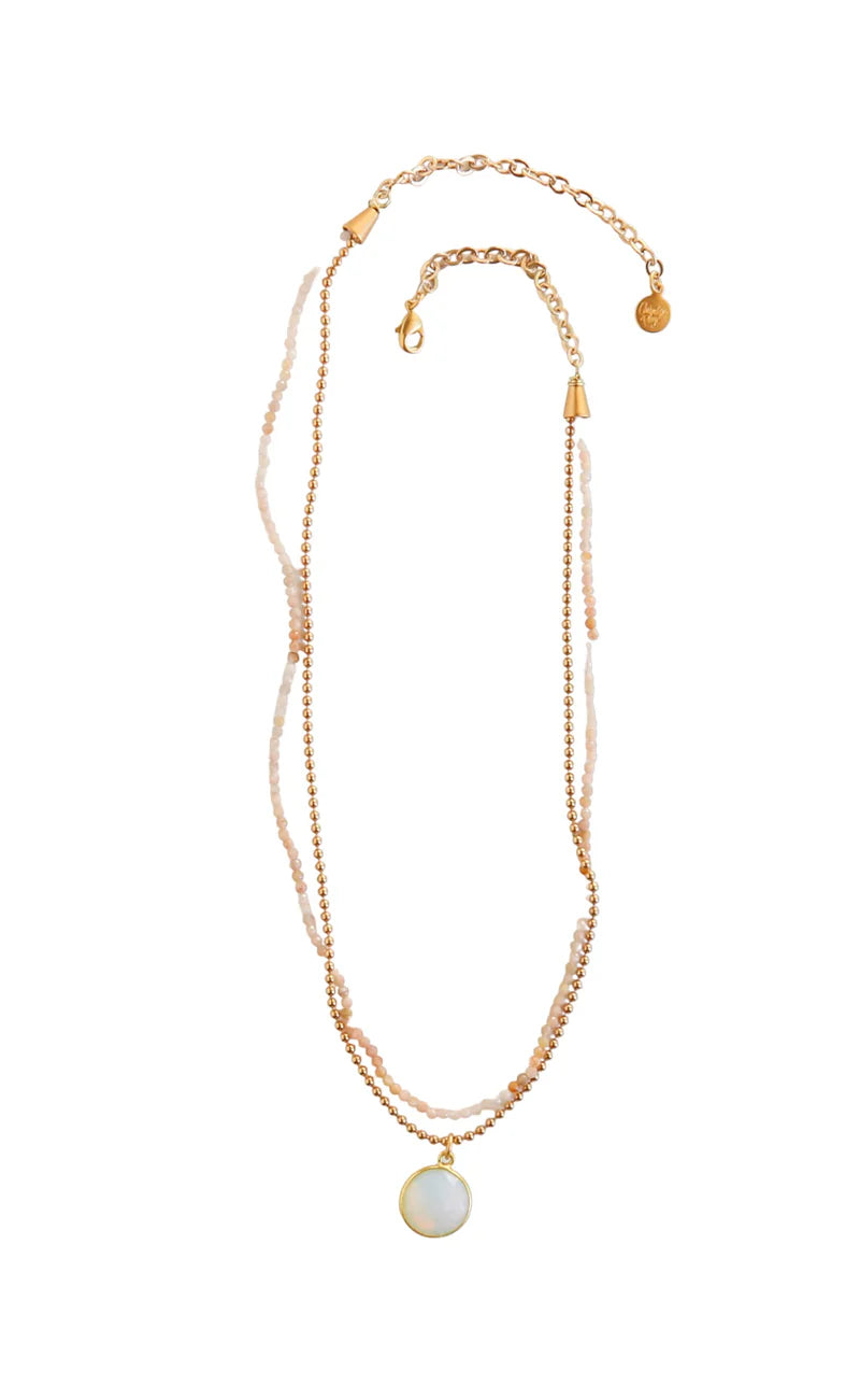 Avery Double Strand Necklace - 2 Colors