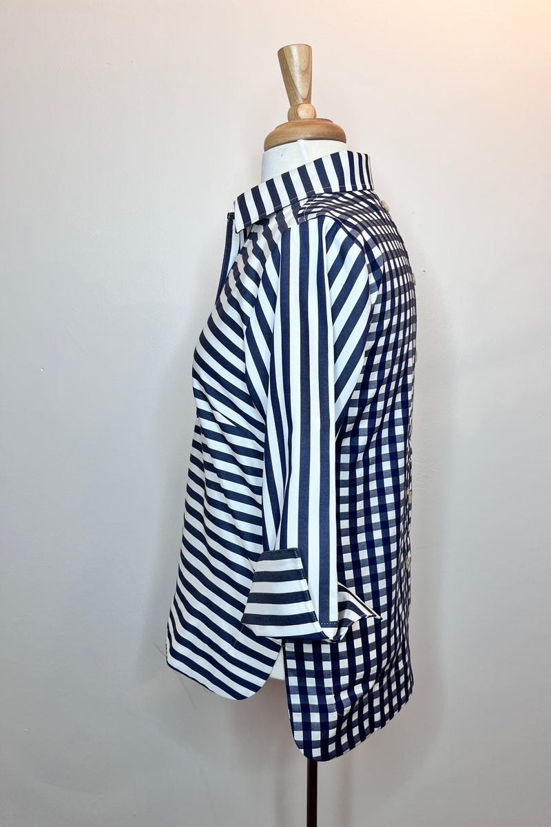 Stripe/Check Aileen Blouse