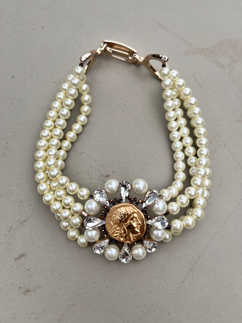 Multi-Row Pearl Necklace