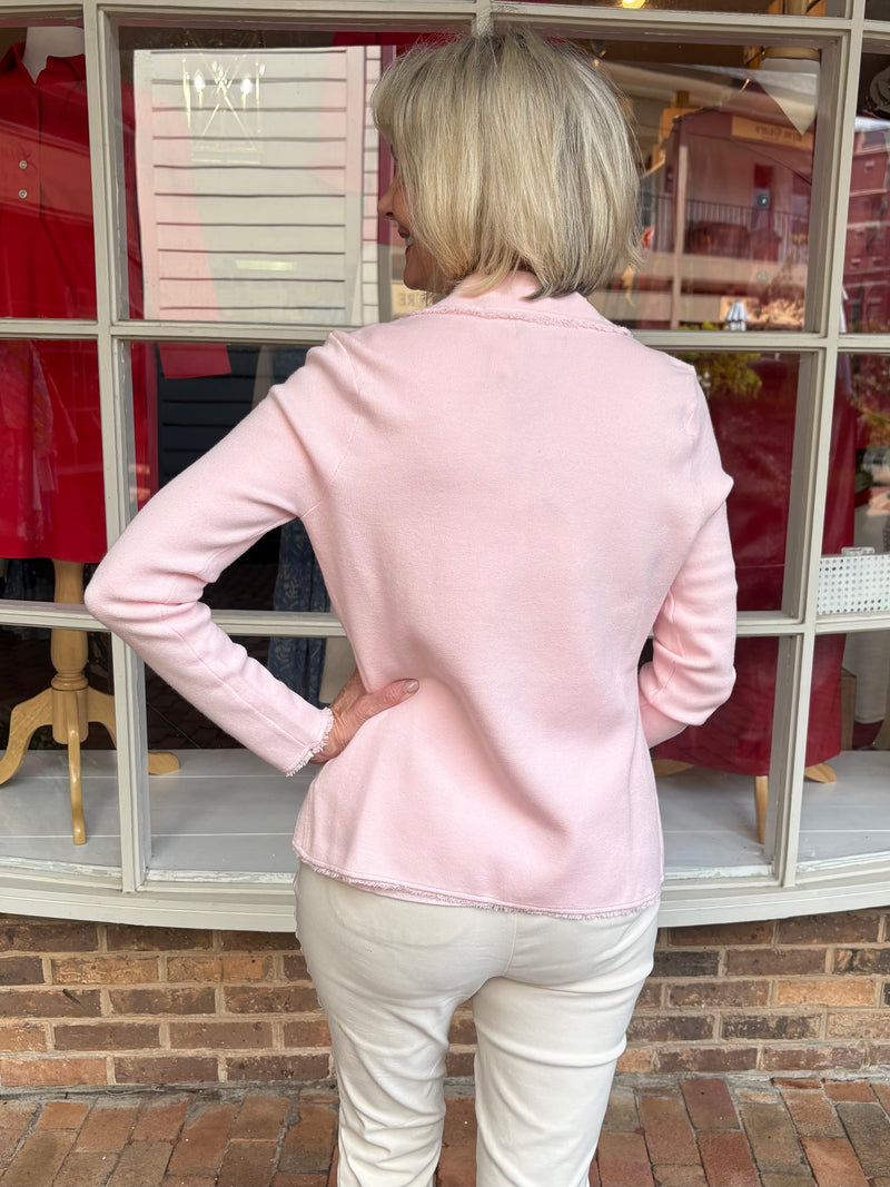 Fringe Trim Jacket - 2 Colors