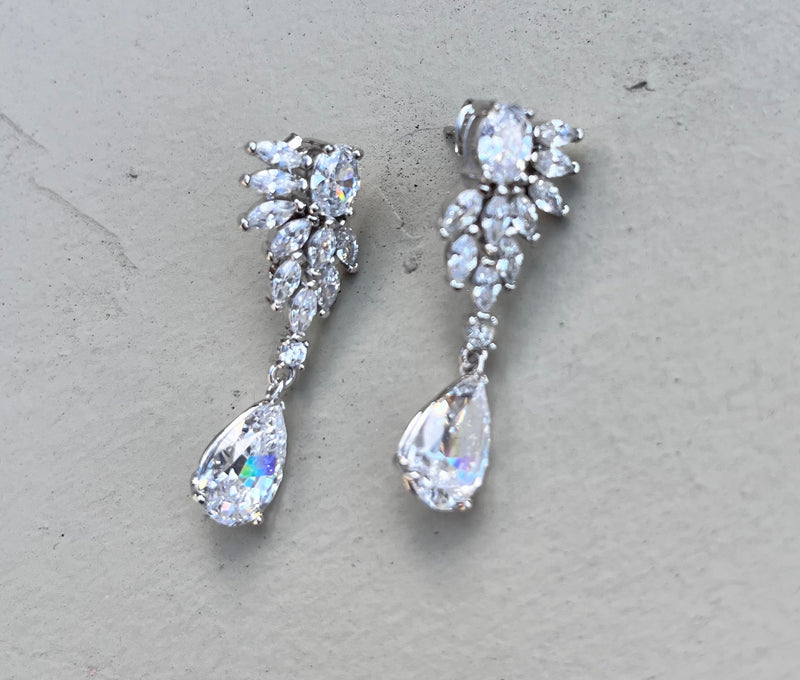 Teardrop Crystal Earrings