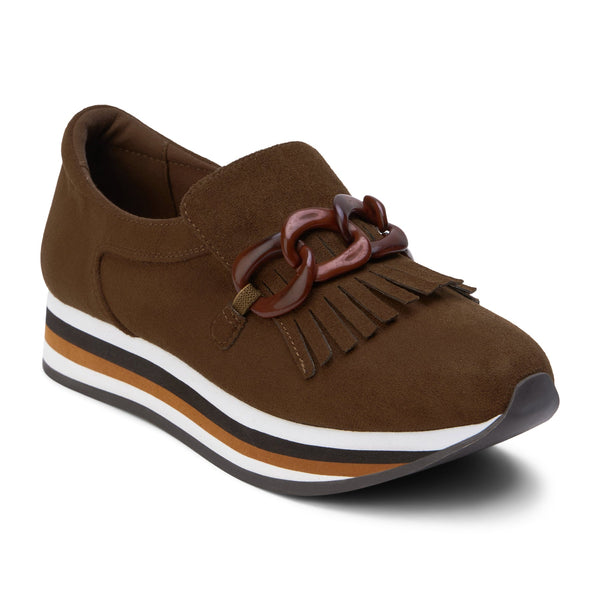 Bess Platform Loafer - Mocha