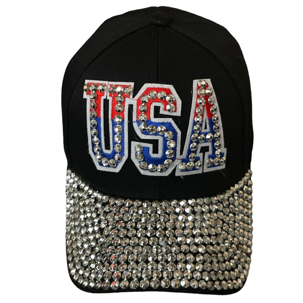 USA Rhinestone Hat