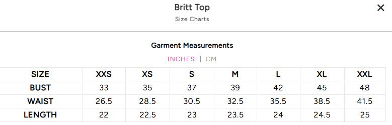 Britt Top - Denim
