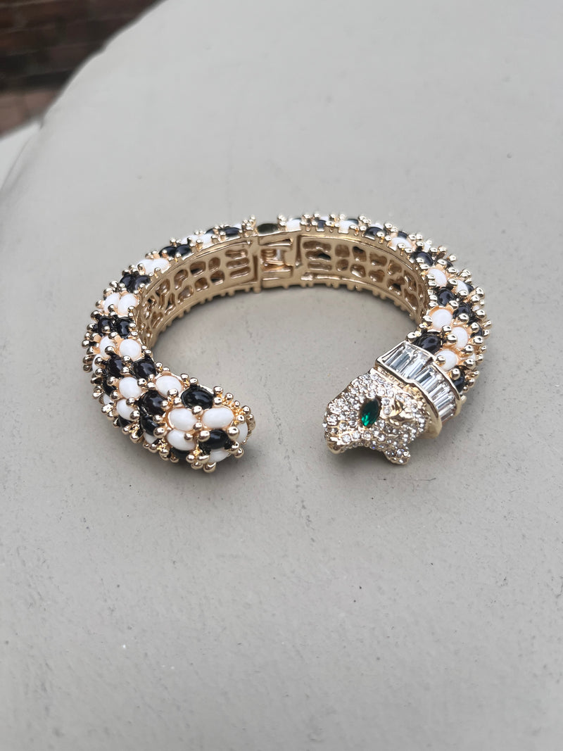 Jeweled Tiger Bracelet - 2 Colors