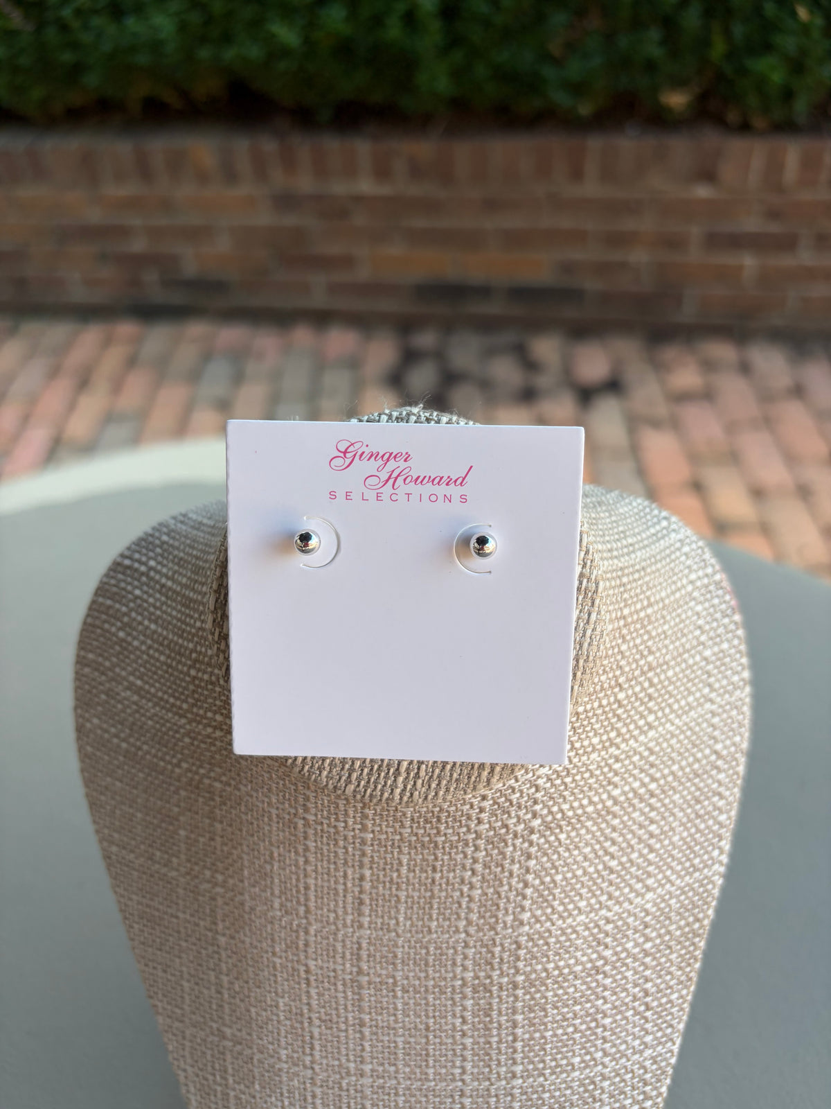 Water Resistant Silver Earrings
