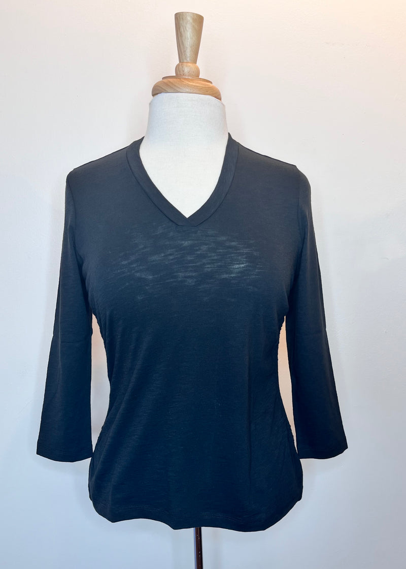 V-neck 3/4 Sleeve Top