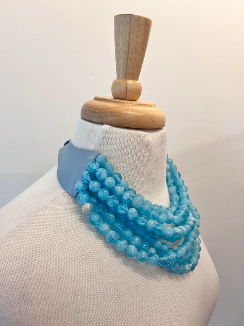 Chunky Beaded Layered Necklace