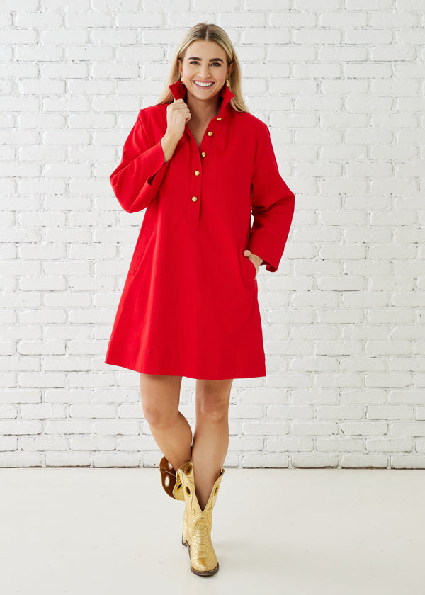 Chloe Dress - Cranberry