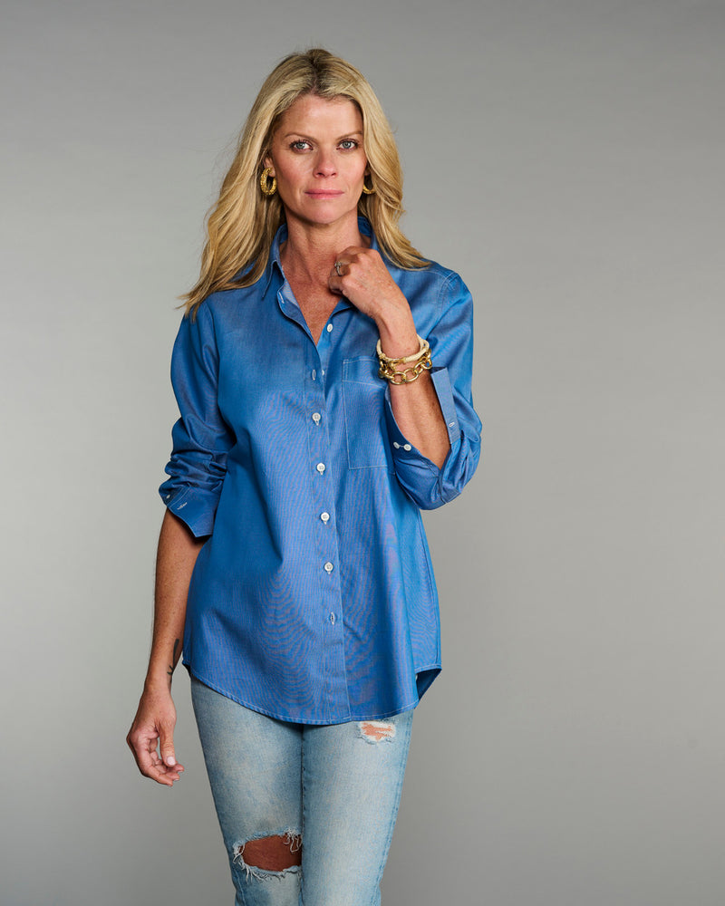 The Mod Shirt in Light Weight Denim