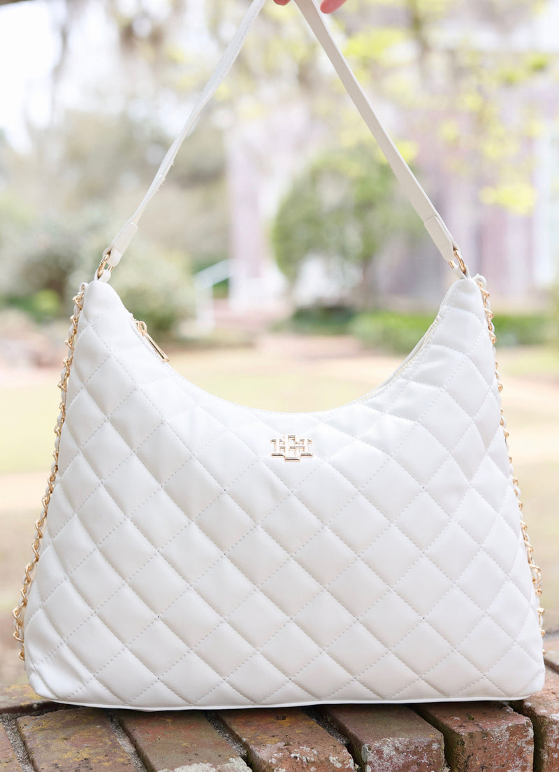 Maeve Quilted Tote - 2 Colors One Size Cream