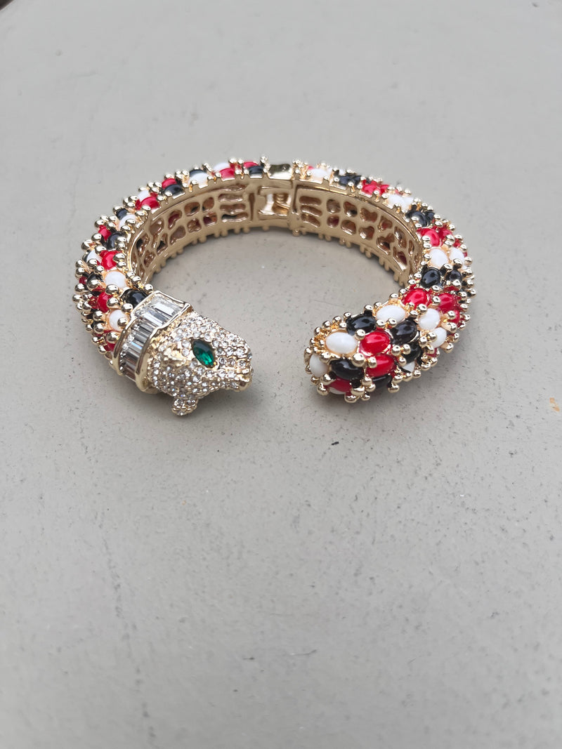 Jeweled Tiger Bracelet - 2 Colors