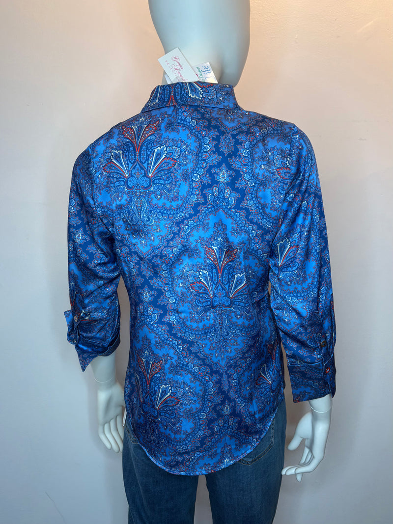 Boyfriend Shirt - Passion Paisley