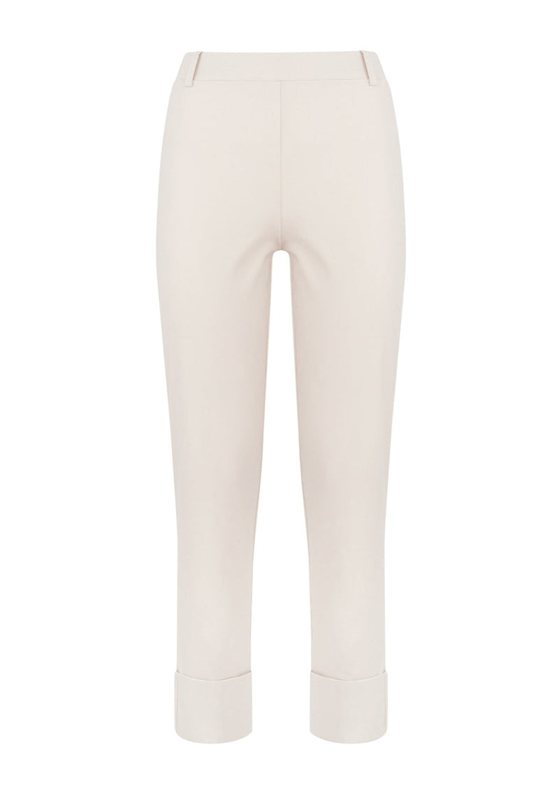 Slim Straight Pant With Cuffs - 2 Colors