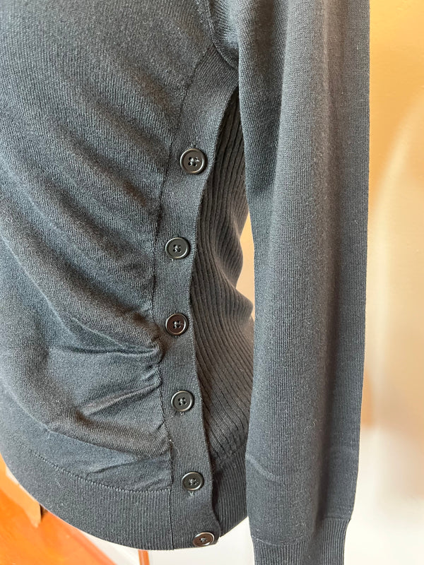 Side Button Sweater - 2 Colors