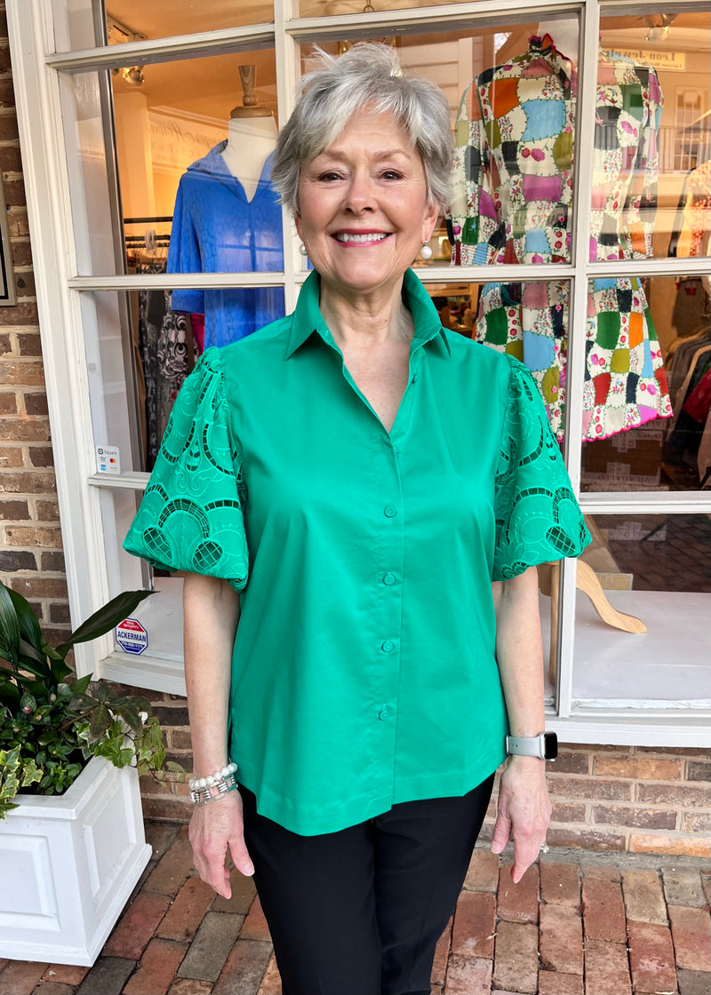 Angelina Blouse - Jade