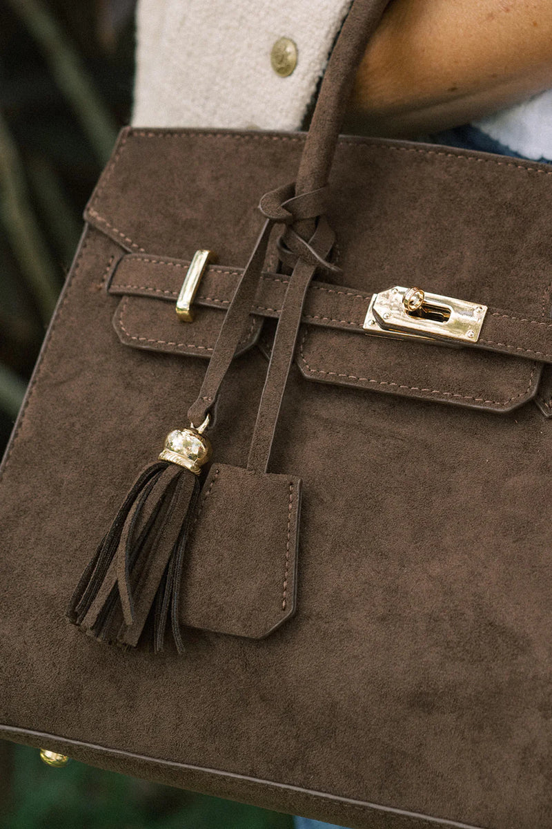 Margo Faux Suede Bag