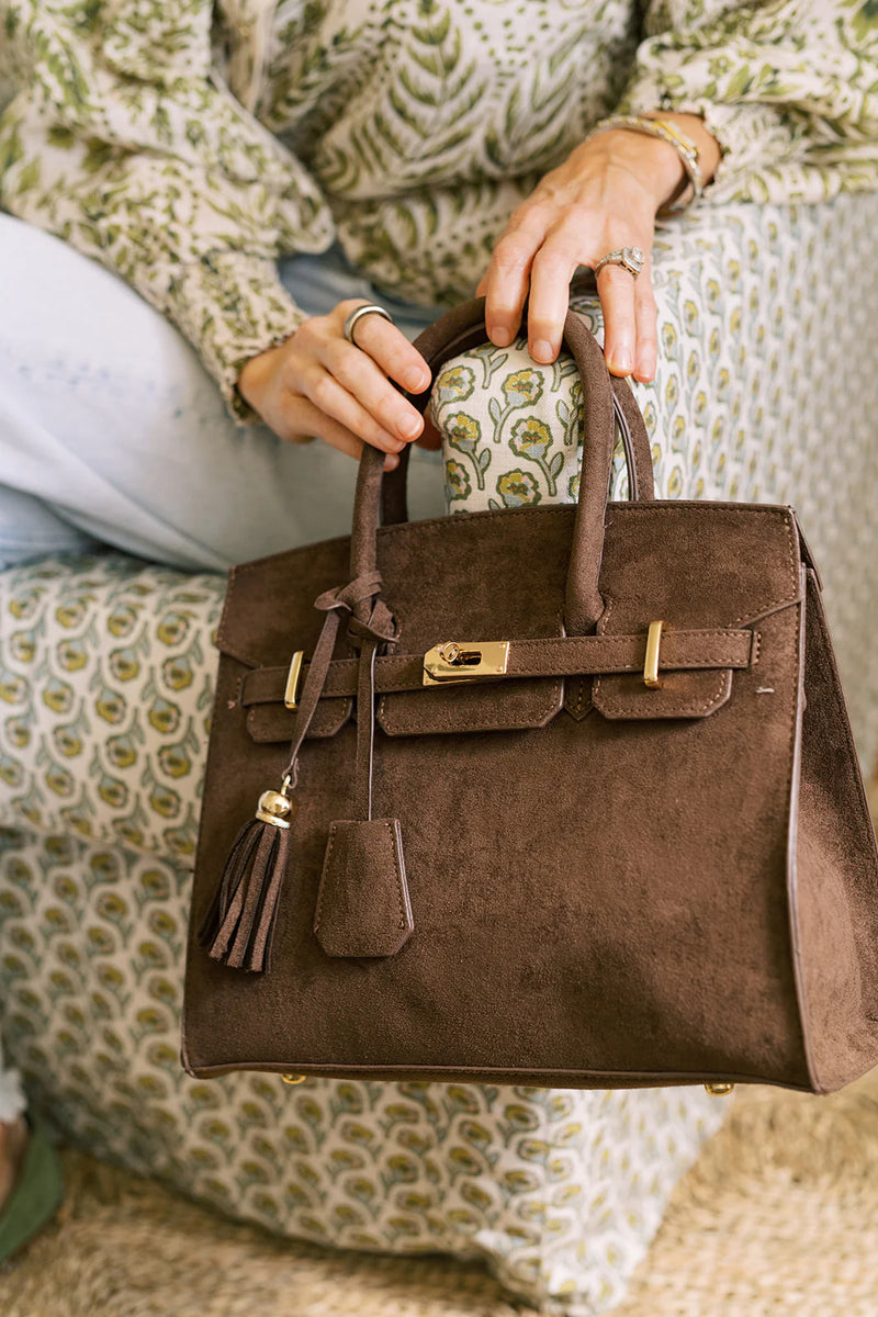 Margo Faux Suede Bag