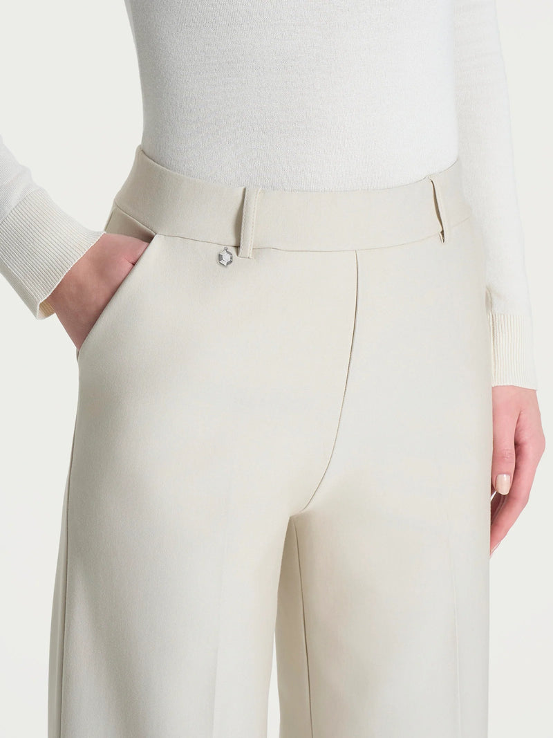 Cropped Wide Leg Pant