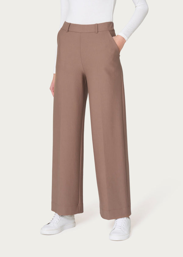 Cropped Wide Leg Pant
