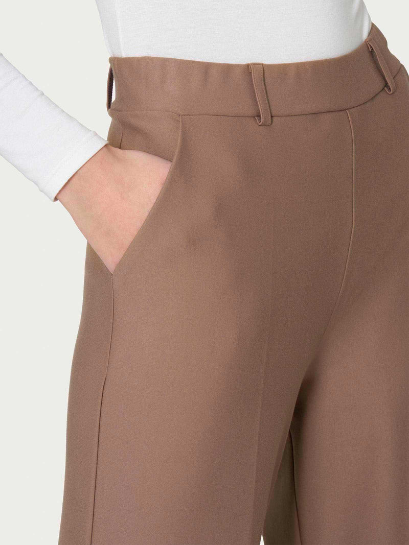 Cropped Wide Leg Pant