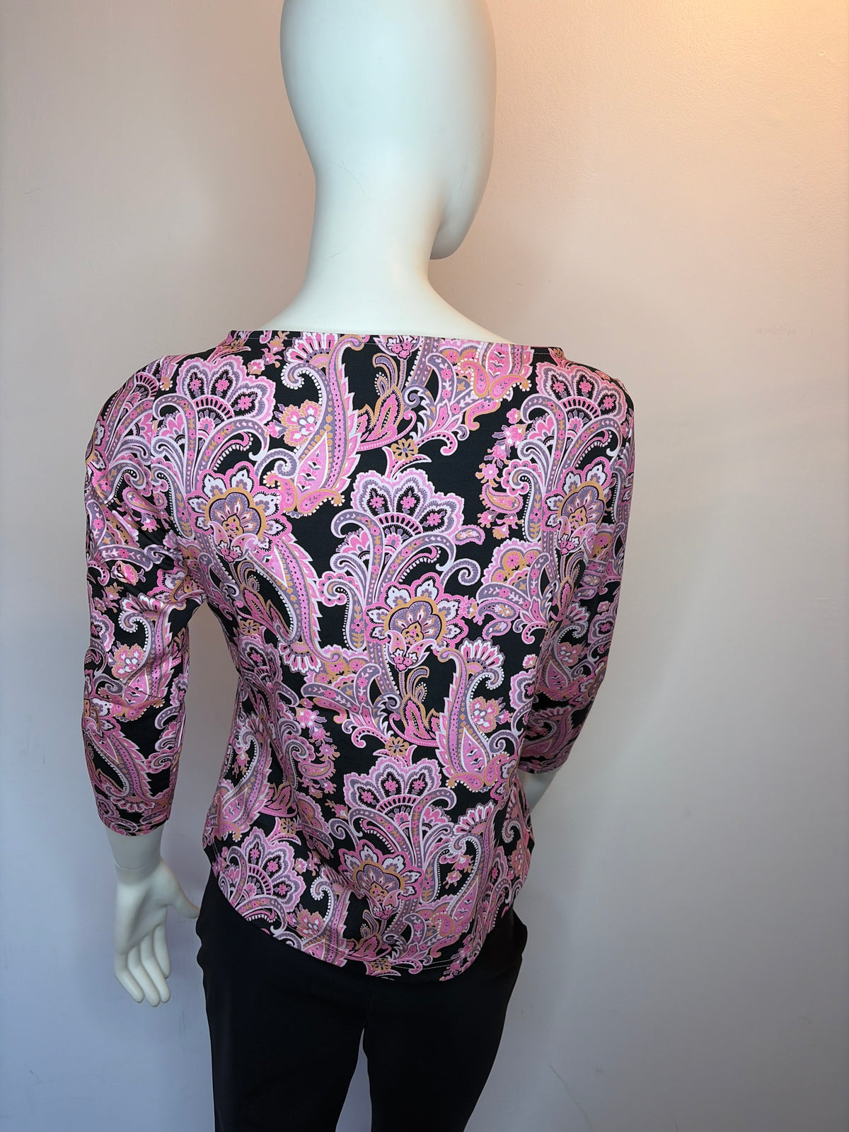 3/4 Sleeve Boat Neck Gissel