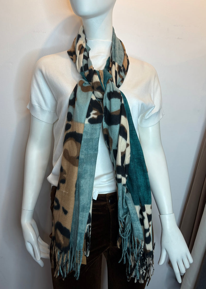 Animal Patch Soft Stole - 2 Colors
