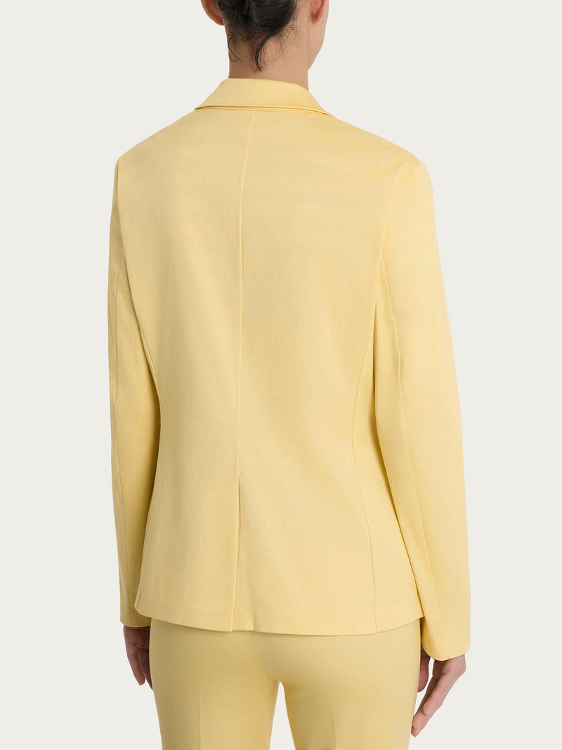Two-button blazer in Satin Power