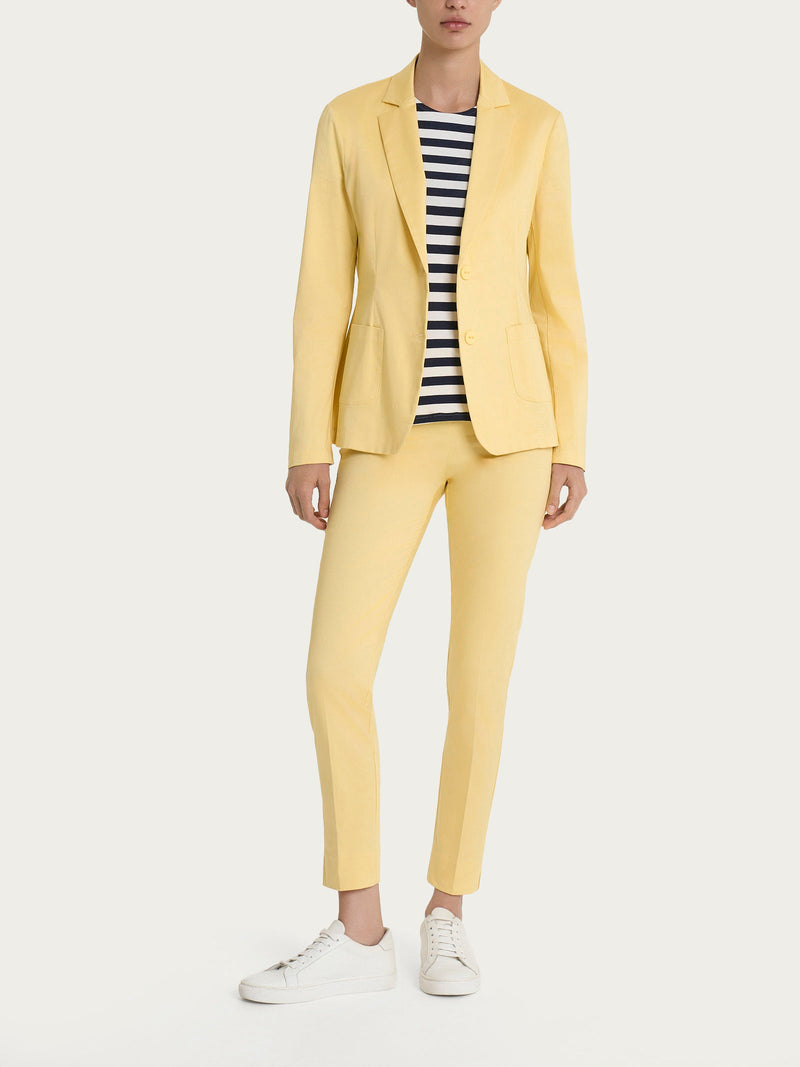 Two-button blazer in Satin Power