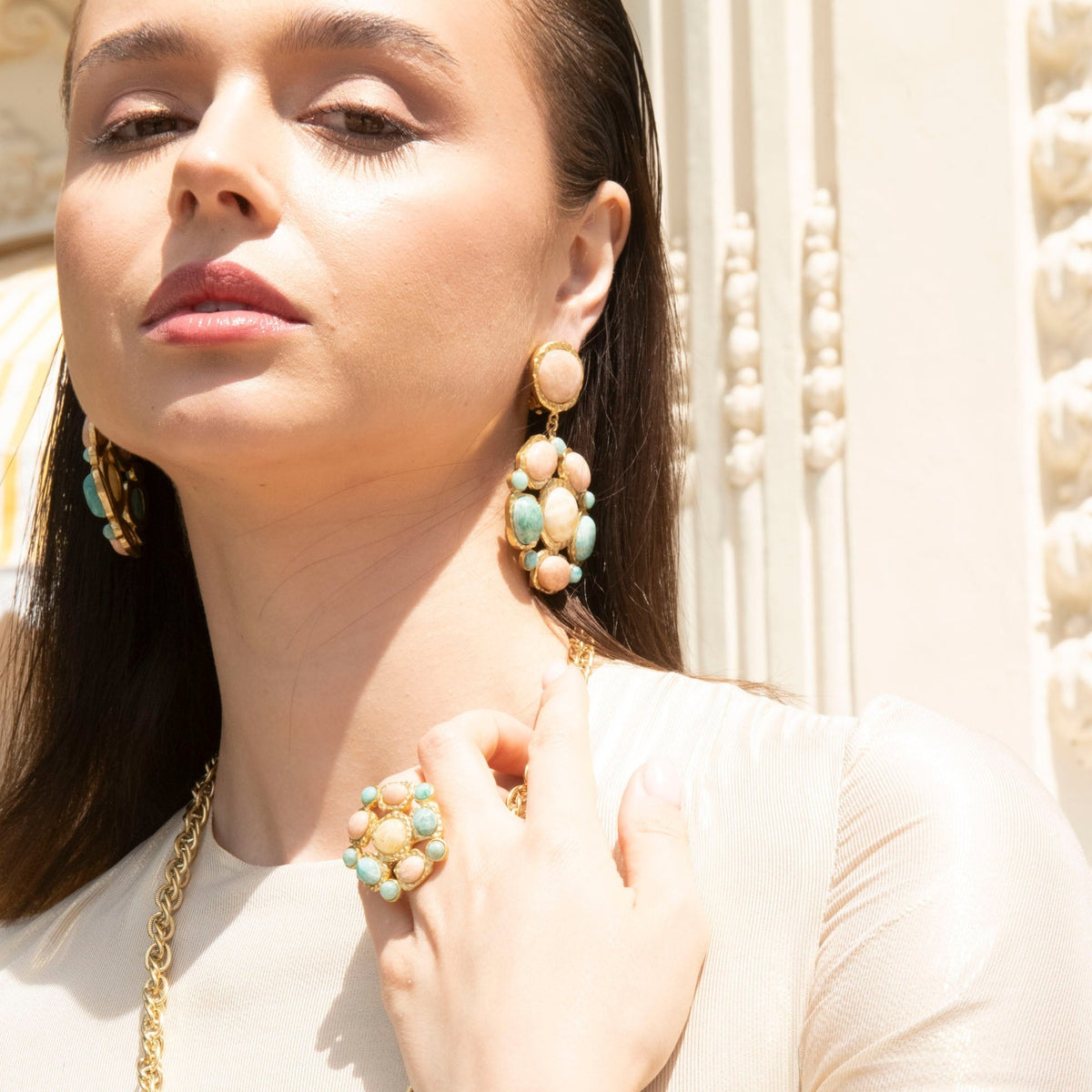 Sweetness of Art Clip Earrings