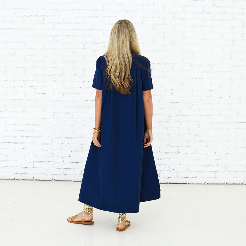 Millie Dress Long Navy