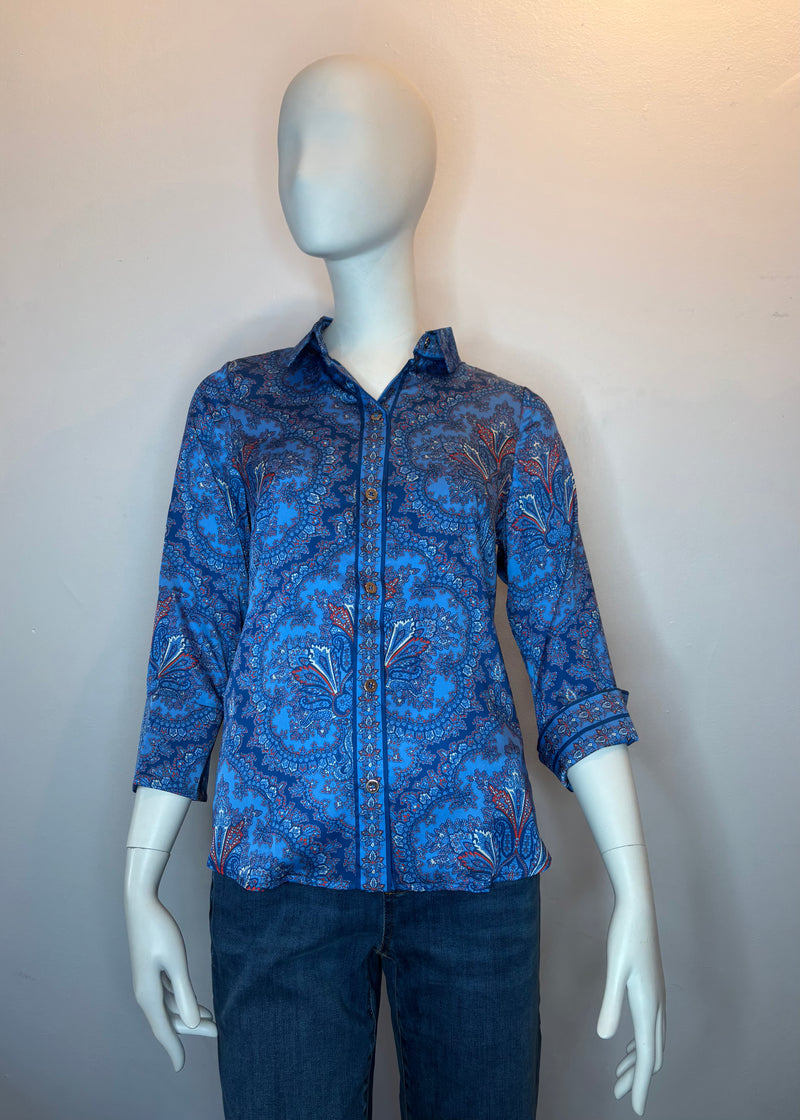 Boyfriend Shirt - Passion Paisley
