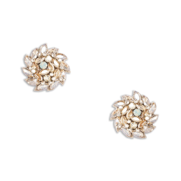 Gold Jeweled Earrings